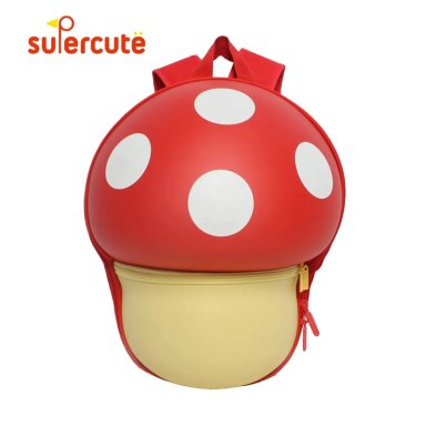 MOCHILA INFANTIL PARA NIÑOS EN FORMA DE HONGO SUPERCUTE - 2