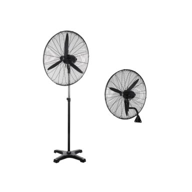VENTILADOR INDUSTRIAL 30 PULGADAS ASPAS DE METAL 2 EN 1 PISO PARED