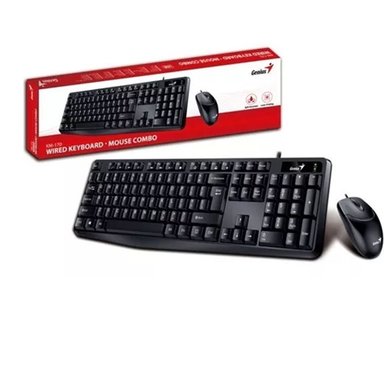 TECLADO GENIUS MOUSE KM-170 USB MULTIMEDIA BLACK - 1