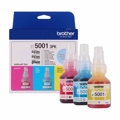 PACK 3 TINTAS BROTHER MULTICOLOR BT50013PK