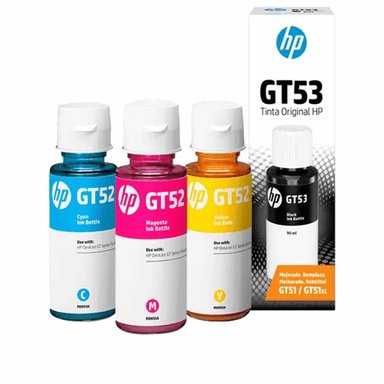 TINTA HP MULTICOLOR PACK GT52 GT53 KIT