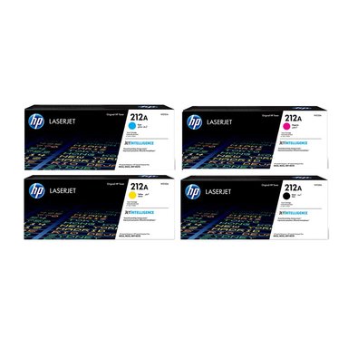 KIT TÓNER HP 212A CMYK PACK 4 COLORES LASERJET M554/M555/M578