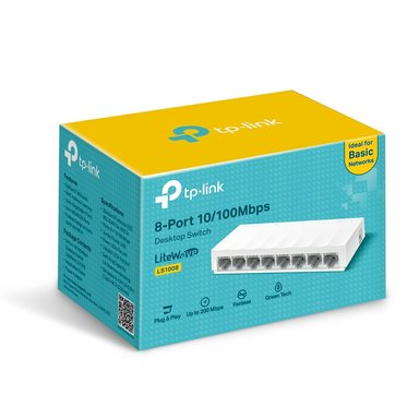 SWITCH TP-LINK LS1008 8 PUERTOS 10/100 MBPS - 1