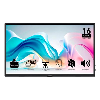 MONITOR PORTÁTIL MSI PRO MP165 E6 15.6' FHD IPS - 1