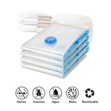 BOLSA AL VACÍO 4 UNIDADES DE ALMACENAMIENTO 70 X 100