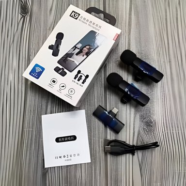 MICRÓFONO INALÁMBRICO RECARGABLE TIPO C K9