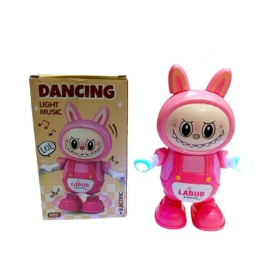 MUÑECO BAILARÍN INTERACTIVO ROSADO