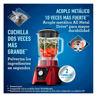 LICUADORA OSTER BLST3BRPG XPERT SERIES - 4