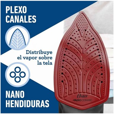 PLANCHA OSTER 2200W GCSTAC6953 DE VAPOR CON TECNOLOGÍA AEROCERÁMICA - 4
