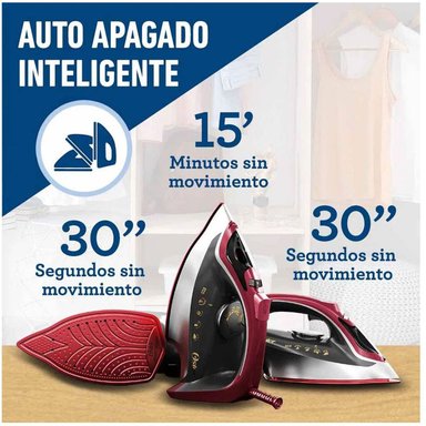 PLANCHA OSTER 2200W GCSTAC6953 DE VAPOR CON TECNOLOGÍA AEROCERÁMICA - 5