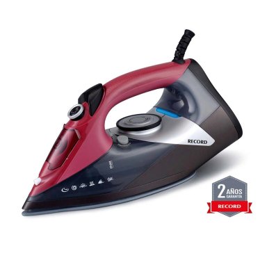 PLANCHA A VAPOR RECORD 2000W CON BASE ANTIADHERENTE REC-CLPLR104