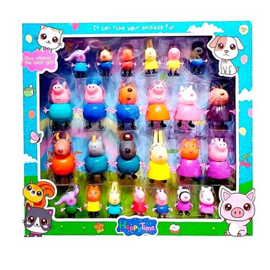JUGUETE PEPPA PIG Y SUS AMIGOS 25 PCS