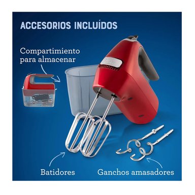 BATIDORA DE MANO OSTER FPSTHM360R 7 VELOCIDADES + FUNCIÓN TURBO - 4