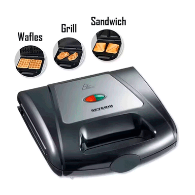 SANDWICHERA WAFLERA 3 EN 1 SEVERIN SA 2968