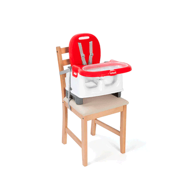 SILLA COMER INFANTI MILA ROJO PORTATIL BG-83B RED - 4