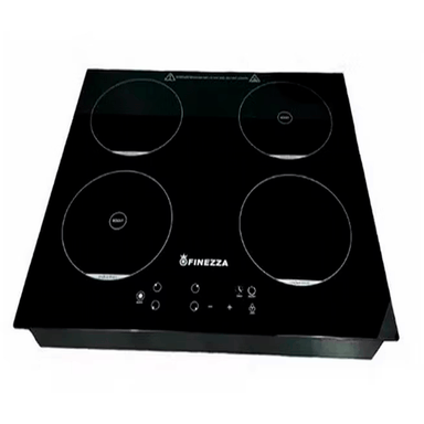 COCINA DE INDUCCION FINEZZA FZ-318IN4 DE 4 HORNILLAS NEGRO