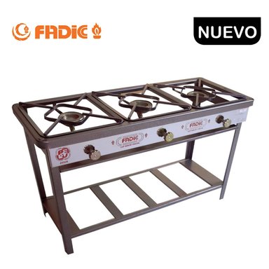 COCINA FADICC 3 HORNILLAS SEMI INDUSTRIAL FADIC N° 3 FSI03-23