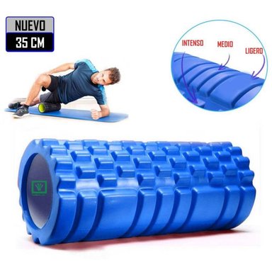 RODILLO ESPUMA LARGO 35CM FOAM ROLLER MASAJE
