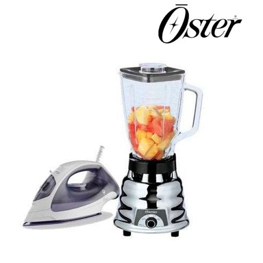 COMBO OSTER 250-22 LICUADORA 2 VELOCIDADES 1.25 LT 600W + PLANCHA
