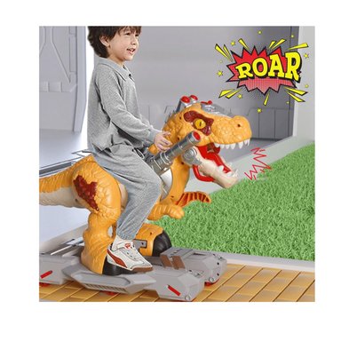 JUGUETE SCOOTER DINOSAURIO EFECTO BOTA HUMO MUSICAL Y LUCES - 5