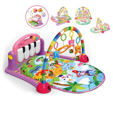 GIMNASIO HE0603M MUSICAL MULTIFUNCIÓN CON PIANO MORADO