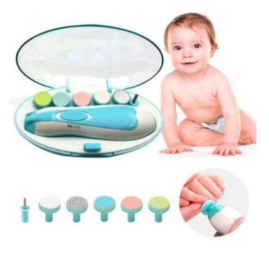 KIT DE CORTAUÑAS PORTÁTIL SEGUROS PARA BEBES CELESTE