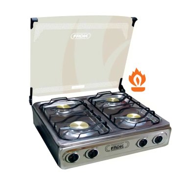 COCINA DE MESA CON TAPA DE VIDRIO FADIC CLÁSIC PASSIONE 22 4H