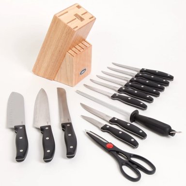 SET DE CUCHILLOS OSTER HUXFORD ACERO 14P BLOCK - 2