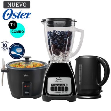 TRI-COMBO OSTER OLLA ARROCERA CKSTRCB10DFBLK + BLSTKAG-BPB + BVSTKT3101 - 1