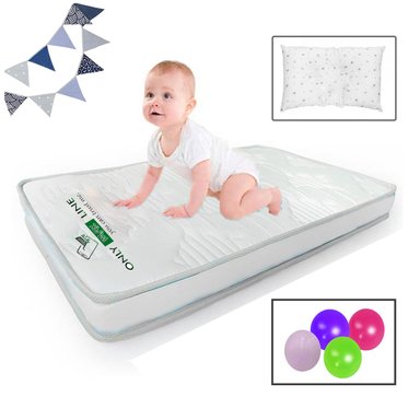 COLCHÓN DE BEBE PARA CUNAS PACK AND PLAY GRIS - 2