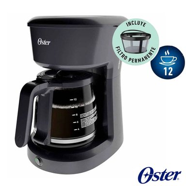 CAFETERA 12 TAZAS CON FILTRO PERMANENTE BVSTDCS12B - 1