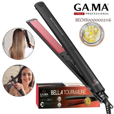 PLANCHA ALISADOR ELEGANCE BELLA TOURMALINE RED ION GAMA BECHS0000002116 - 1