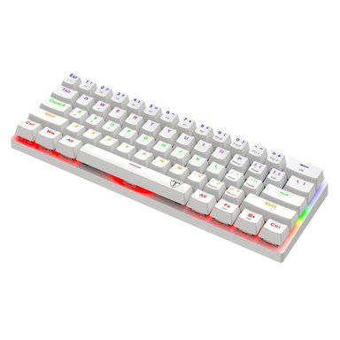 TECLADO T-DAGGER RAINBOW WHITE T-TGK321W ARENA - 4