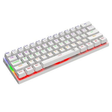 TECLADO T-DAGGER RAINBOW WHITE T-TGK321W ARENA - 5