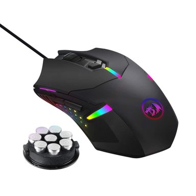 MOUSE GAMER REDRAGON M601-RGB NEGRO CENTROPHORUS 7200 DPI - 4