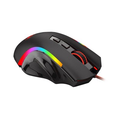MOUSE GAMER REDRAGON M607-RGB NEGRO GRIFFIN BLACK 7200 DPI - 3