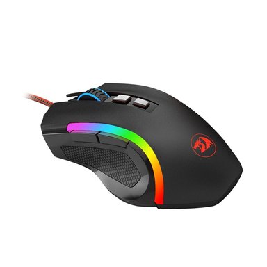 MOUSE GAMER REDRAGON M607-RGB NEGRO GRIFFIN BLACK 7200 DPI - 4