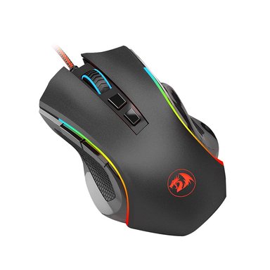MOUSE GAMER REDRAGON M607-RGB NEGRO GRIFFIN BLACK 7200 DPI - 5