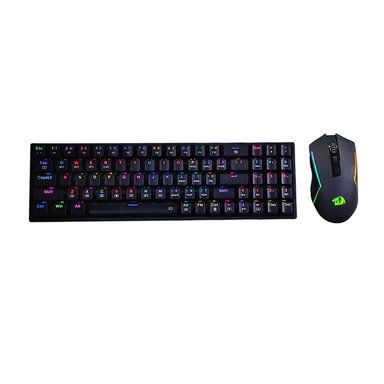 COMBO REDRAGON 2 EN 1 POLLUX + TRIDENT S136 BLACK SPANISH - 1