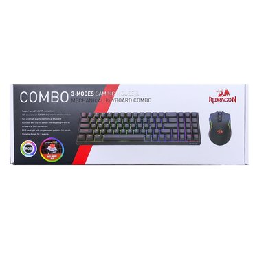 COMBO REDRAGON 2 EN 1 POLLUX + TRIDENT S136 BLACK SPANISH - 5