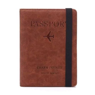 PORTA PASAPORTE COOL BAGS MARRON VINTAGE - 2