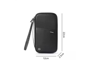 PORTA DOCUMENTOS DE VIAJE NEGRO CON RFID COOL BAGS - 2