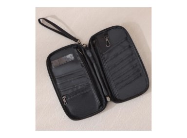 PORTA DOCUMENTOS DE VIAJE NEGRO CON RFID COOL BAGS - 7
