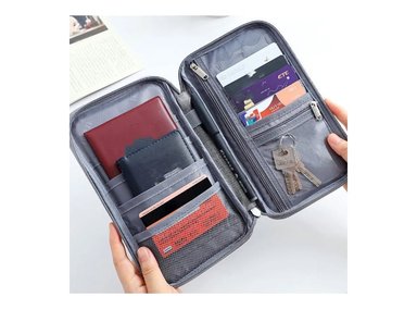 PORTA DOCUMENTOS COOL BAGS CB-DOCUMENTOS AZUL VIAJE