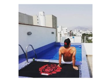 PAREO COOL BAGS CB-PLAYA NEGRO ROJO MOTIVOS PERUANOS - 4