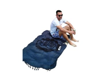 PAREO CON MOTIVOS PERUANOS MARINO CON NEGRO COOL BAGS
