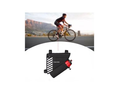BOLSO COOL BAGS CB-BOLSOS NEGRO TRIANGULAR BICICLETA