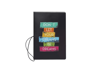 PORTA PASAPORTE COOL BAGS NEGRO DON’T LET YOUR DREAMS