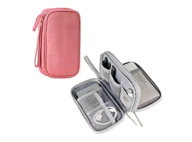 NECESER COOL BAGS CB-NECESERS ROSADO CABLES PORTATIL VIAJE