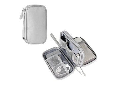 NECESER COOL BAGS CB-NECESERS GRIS CABLES PORTATIL VIAJE
